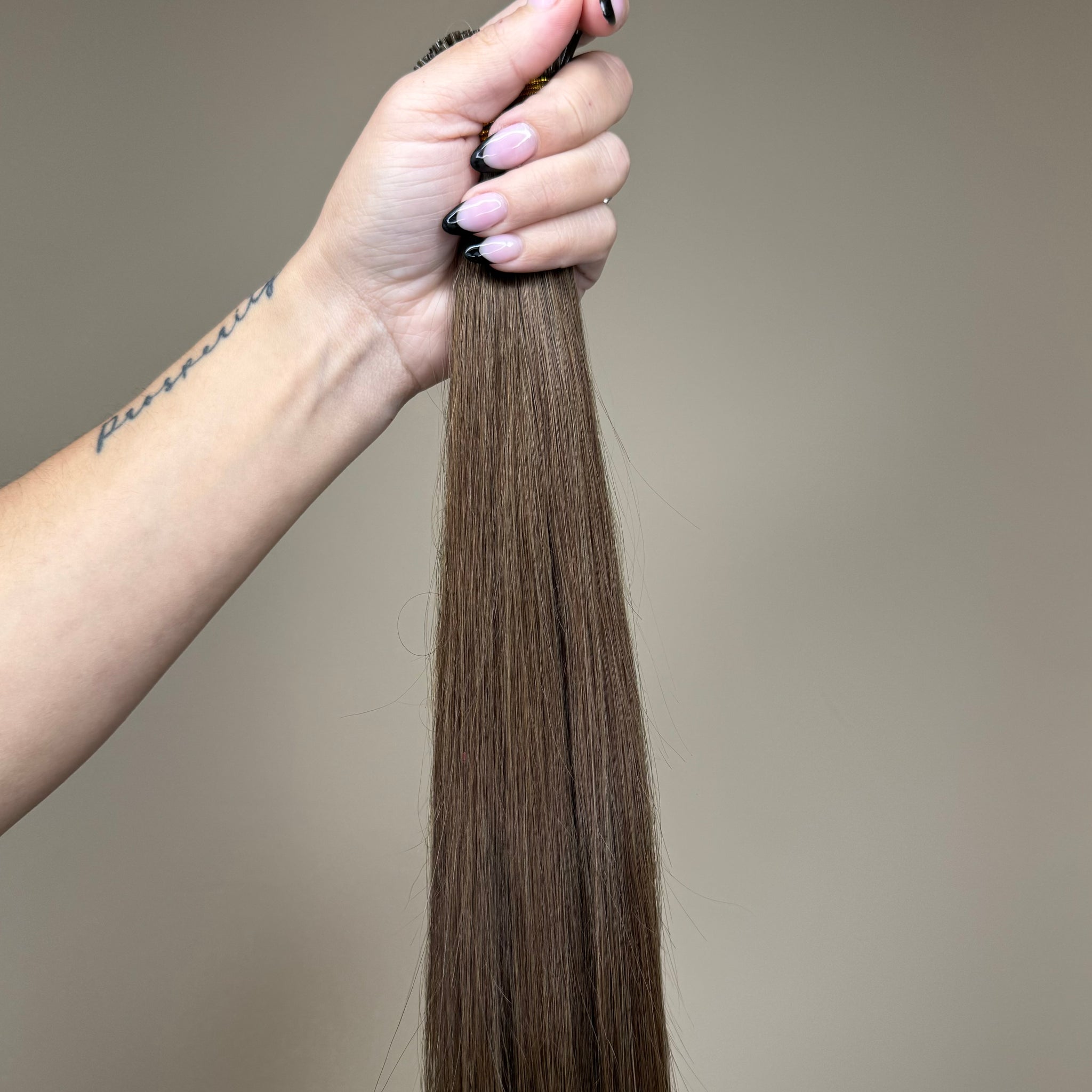 I Tip Straight Hair - #4 Medium Brown