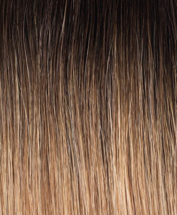 I Tip Extensions Rooted Dark Brown/Champagne Blonde T2/27